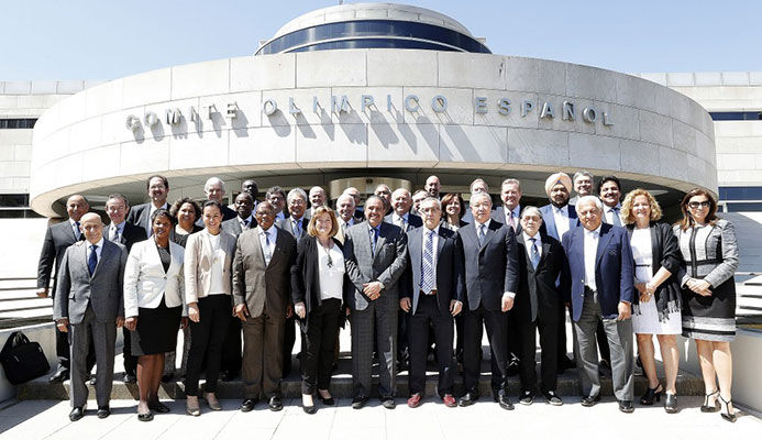 The ANOC Executive Council met in Madrid today ©ANOC The ANOC Executive Council met in Madrid today ©ANOC