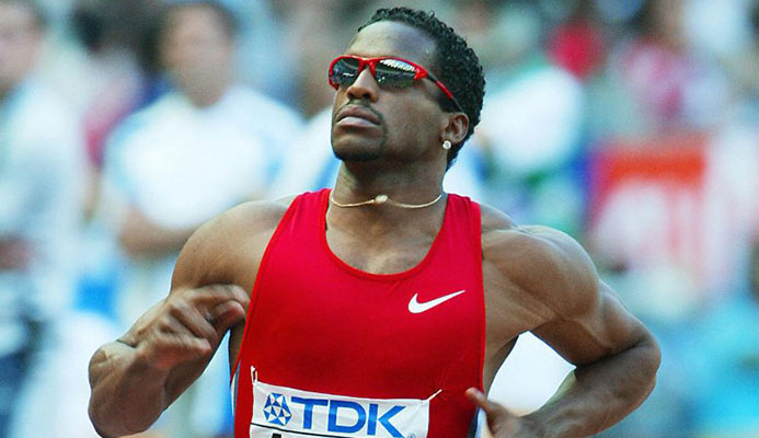 Ato Boldon of Trinidad and Tobago competes in heat ten of the men's 100m August 24, 2003 during the 9th IAAF World Athletics Championships at the Stade de France in Saint Denis, outside Paris. CREDIT: Getty Images Ato Boldon of Trinidad and Tobago competes in heat ten of the men's 100m August 24, 2003 during the 9th IAAF World Athletics Championships at the Stade de France in Saint Denis, outside Paris. CREDIT: Getty Images