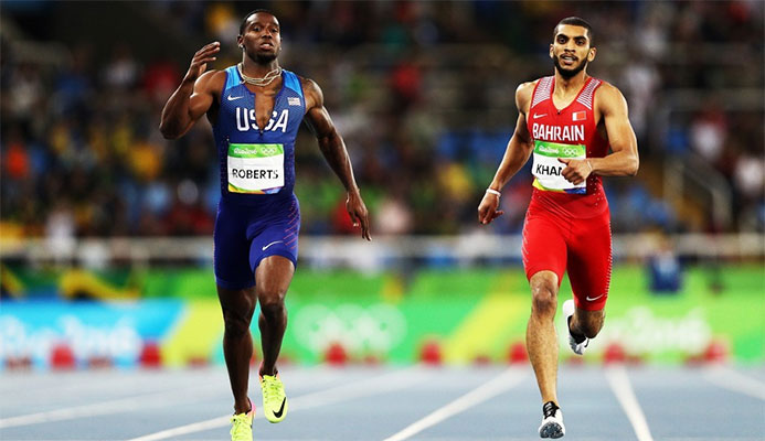 Gil Roberts successfully argued the positive test had been a result of kissing his girlfriend ©Getty Images Gil Roberts successfully argued the positive test had been a result of kissing his girlfriend ©Getty Images