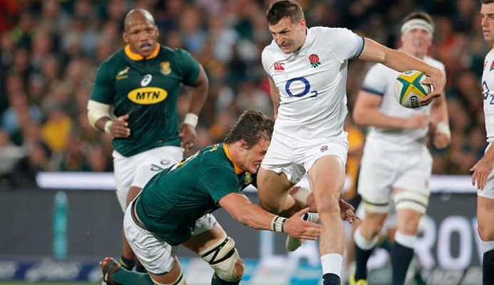 Jonny May says he was on his best form in South Africa. Photograph: Gianluigi Guercia/AFP/Getty Images  Jonny May says he was on his best form in South Africa. Photograph: Gianluigi Guercia/AFP/Getty Images