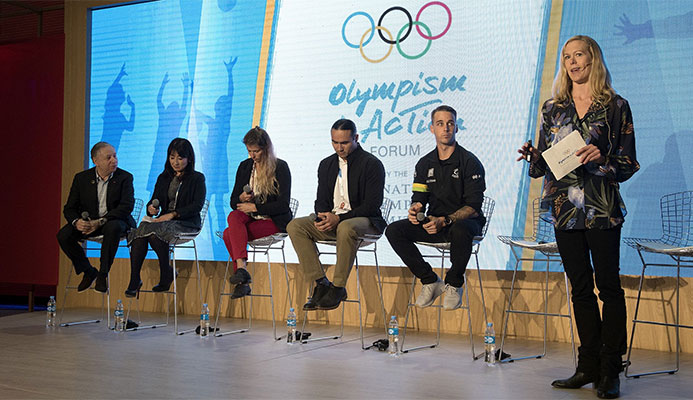 The future of sport was among the panel discussions on the second day of the forum ©Getty Images The future of sport was among the panel discussions on the second day of the forum ©Getty Images