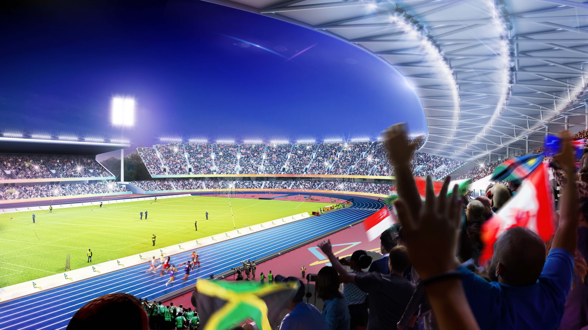 The refurbished Alexander Stadium will host athletes competition at Birmingham 2022 ©Birmingham City Council The refurbished Alexander Stadium will host athletes competition at Birmingham 2022 ©Birmingham City Council