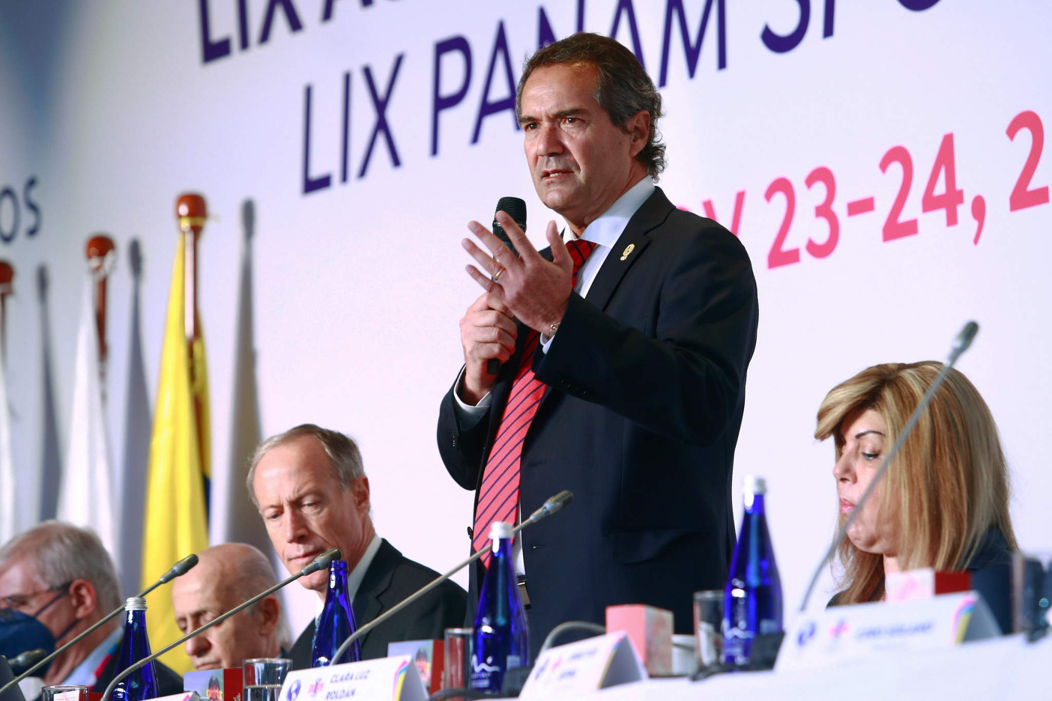 Neven Ilic warned delegations not to underestimate COVID-19 in Cali ©Agencia.XpressMedia Neven Ilic warned delegations not to underestimate COVID-19 in Cali ©Agencia.XpressMedia