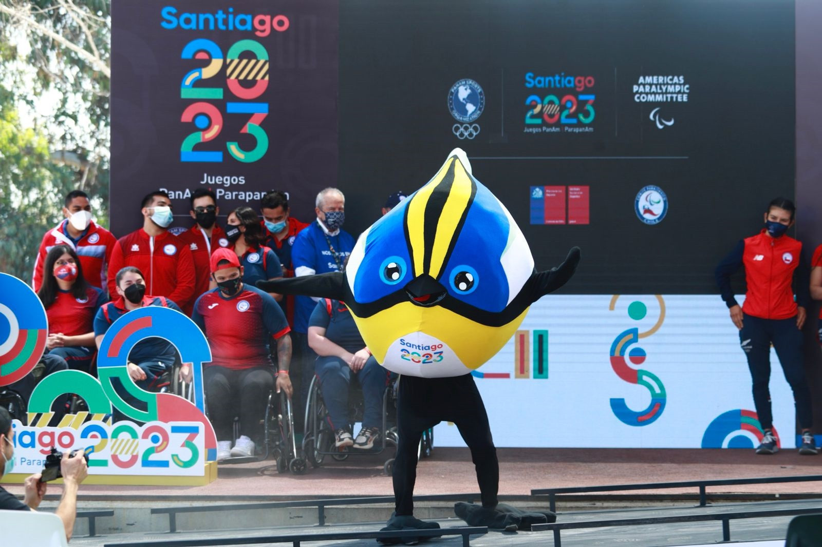 Fiu saw off Chitama, Pewü, Juanchi and Santi to win the official mascot public vote ©Santiago 2023 Fiu saw off Chitama, Pewü, Juanchi and Santi to win the official mascot public vote ©Santiago 2023