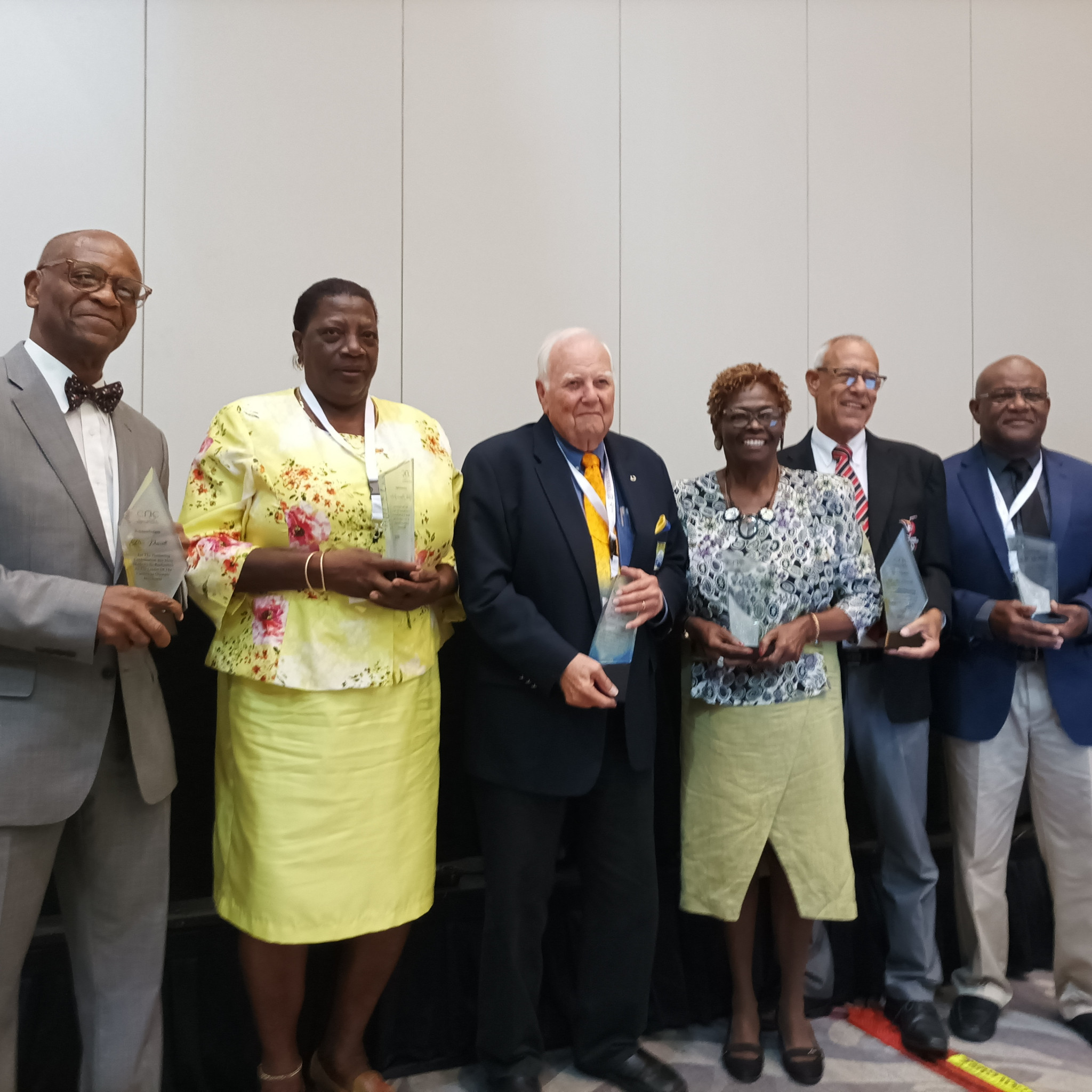 CANOC founding father Steve Stoute was amongst those honoured with awards ©ITG (Image obtained via: insidethegames.biz) CANOC founding father Steve Stoute was amongst those honoured with awards ©ITG (Image obtained via: insidethegames.biz)