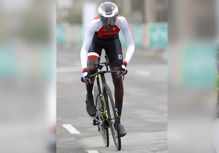 TOUGH GRIND: T&T's leading female road cyclist Teniel Campbell. (Image obtained at trinidadexpress.com) TOUGH GRIND: T&T's leading female road cyclist Teniel Campbell. (Image obtained at trinidadexpress.com)