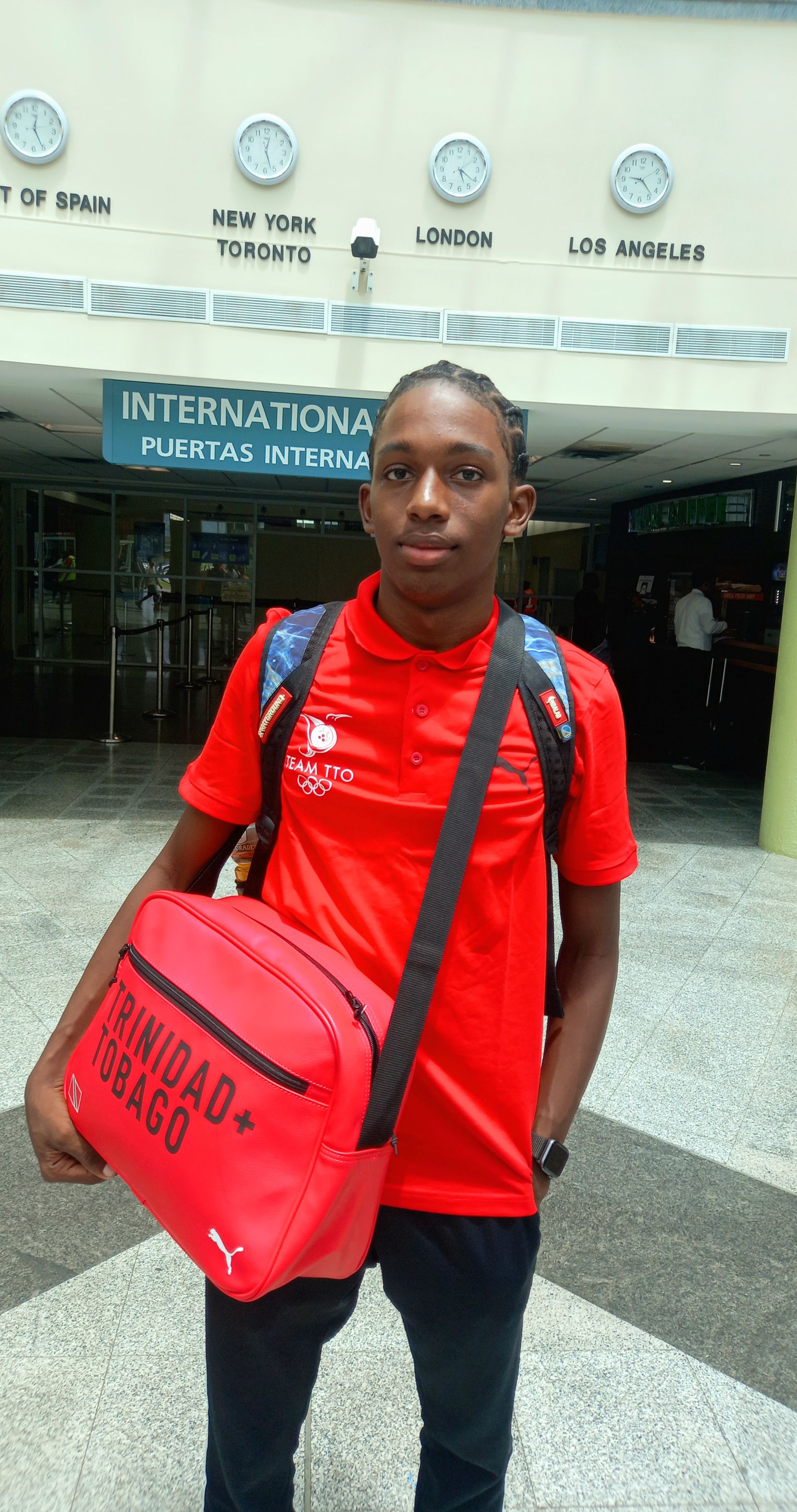 Chris Roberts of Bishops High Tobago left for Montreal, Canada on Wednesday (June 21) for the NBA/FIBA Basketball Without Borders Training Camp from June 22-25. Roberts is the lone T&T player attending the camp. (Image obtained at guardian.co.tt) Chris Roberts of Bishops High Tobago left for Montreal, Canada on Wednesday (June 21) for the NBA/FIBA Basketball Without Borders Training Camp from June 22-25. Roberts is the lone T&T player attending the camp. (Image obtained at guardian.co.tt)