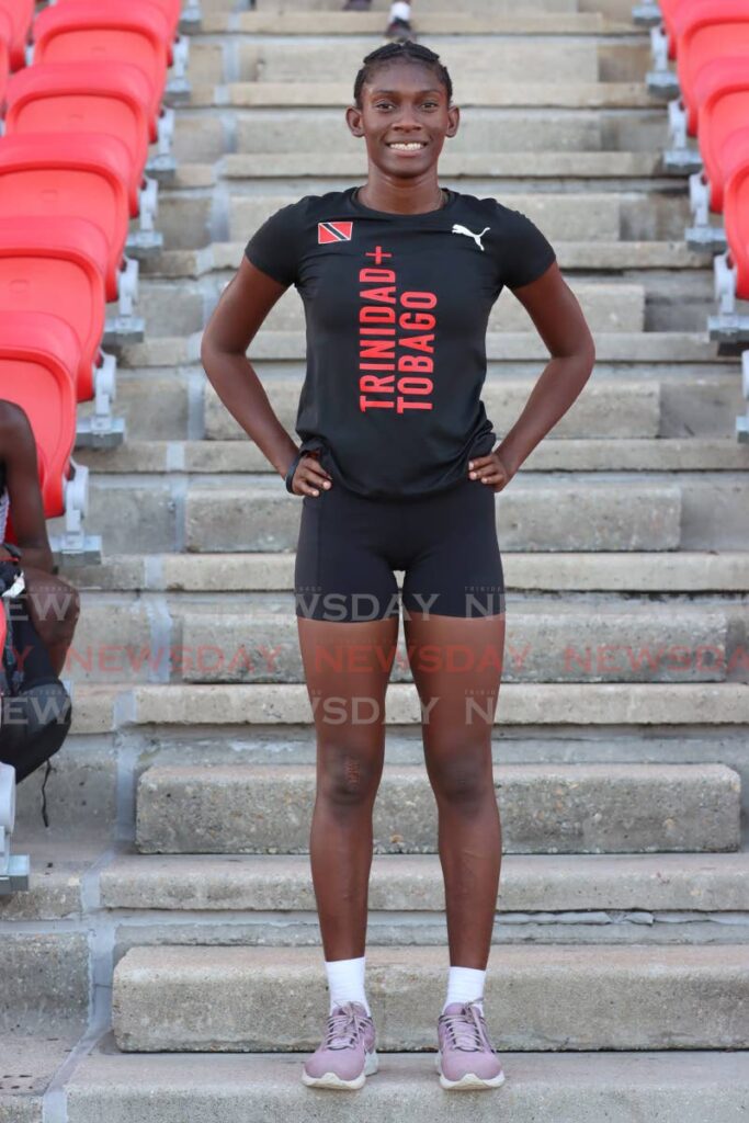 Trinidad and Tobago netballer and runner Shian Lewis. - Photo by Angelo Marcelle (Image obtained at newsday.co.tt)