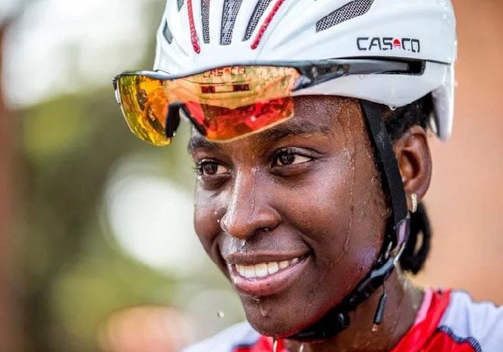 DOMINANT: Trinidad and Tobago cyclist  Teniel Campbell. (Image obtained at trinidadexpress.com)
